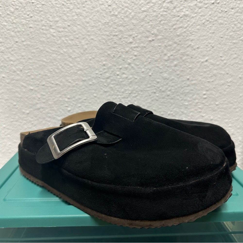 Torrid Black Suede Platform Shoes
